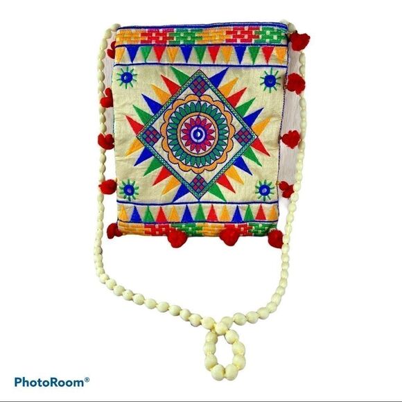 National Handloom Colorful Women’s Purse - Picture 1 of 8